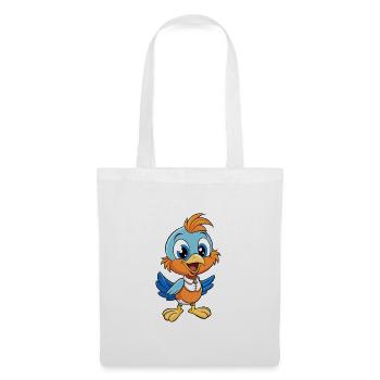 Thrush Cute Cartoon Character Kawaii Clipart - Tote Bag - white - Front