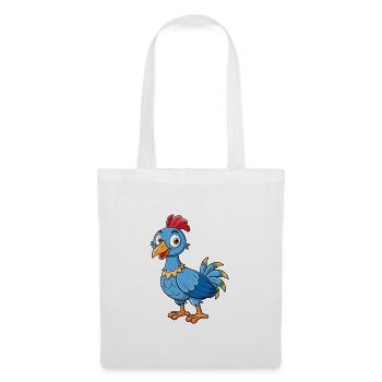 pintade mignon personnage de dessin animé Kawaii Clipart - Sac en tissu - blanc - Devant