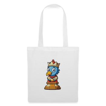 Tour mignon personnage de dessin animé Kawaii Clipart - Sac en tissu - blanc - Devant