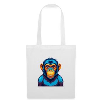 Bonobo Colorful Kawaii Cartoon Character Clipart - Tote Bag - white - Front