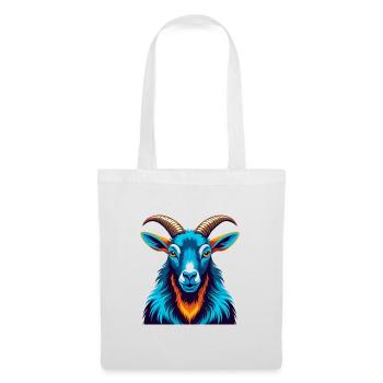 Alpine Goat Colorful Kawaii Cartoon Character Pet - Tote Bag - white - Front