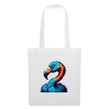 Flamingo Colorful Kawaii Cartoon Character Clipart - Tote Bag - white - Front