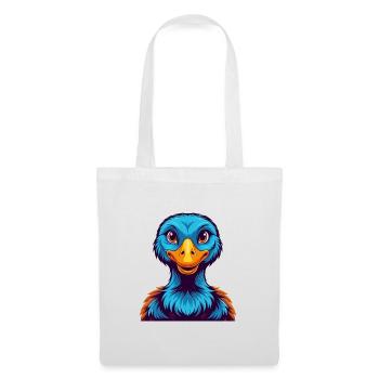 Goose Colorful Kawaii Cartoon Character Clipart - Tote Bag - white - Front