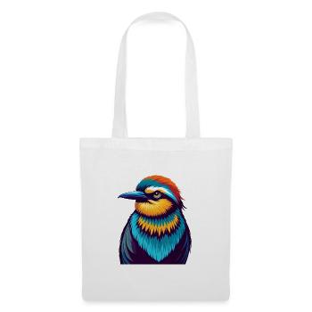 Bee Eater Colorful Kawaii Cartoon Character Pet - Tote Bag - white - Front
