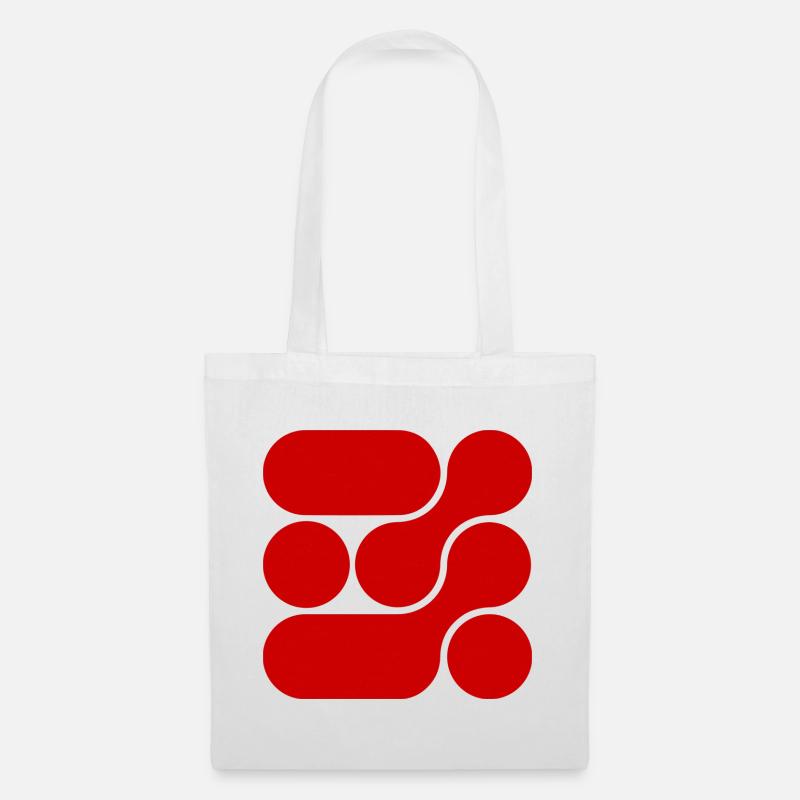 OCHOOO - RED - Tote Bag - white