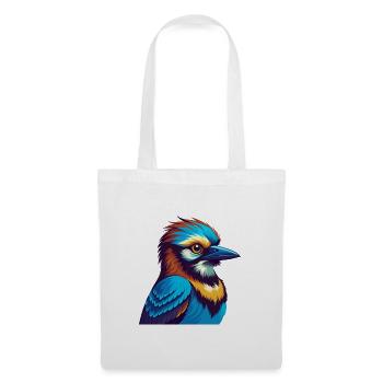 Jay Bird Bunte Kawaii Cartoon Figur Clipart - Stoffbeutel - Weiß - Vorne