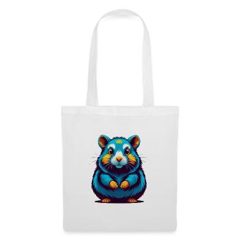 Hamster Bunte Kawaii Cartoon Figur Clipart - Stoffbeutel - Weiß - Vorne