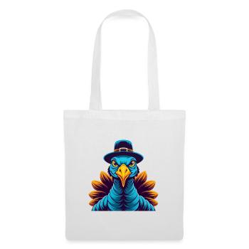 Turkey Colorful Kawaii Cartoon Character Clipart - Tote Bag - white - Front