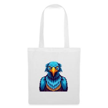 Vulture Coloré Kawaii Dessin Animé Personnage Clipart - Sac en tissu - blanc - Devant