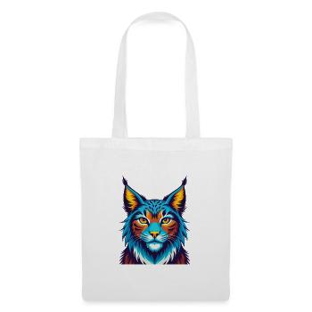 Lynx Colorful Kawaii Cartoon Character Clipart - Tote Bag - white - Front