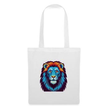 Lion Colorful Kawaii Cartoon Character Clipart - Tote Bag - white - Front
