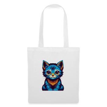 Kitten Colorful Kawaii Cartoon Character Clipart - Tote Bag - white - Front