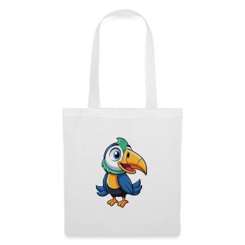 Toucan Cute Cartoon Character Kawaii Clipart - Tote Bag - white - Front
