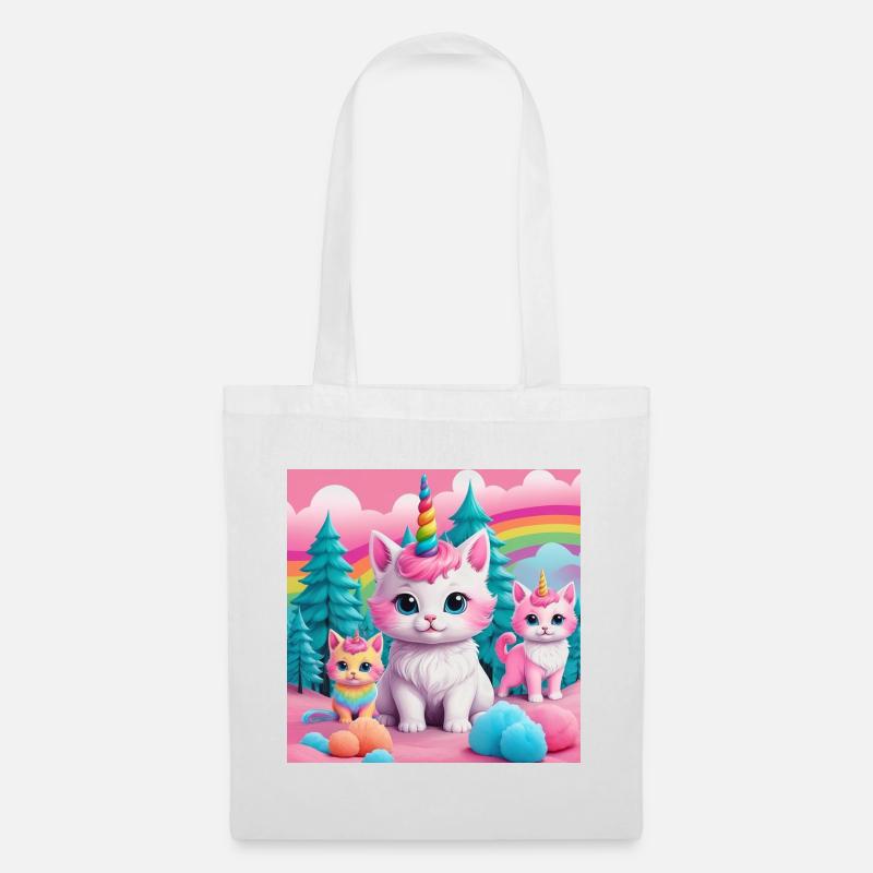 Unicorn Kittens - Tote Bag - white