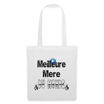 Meilleure Mère du Monde - Sac en tissu - blanc - Devant