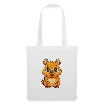 Quokka Mignon Personnage De Dessin Animé Kawaii Clipart - Sac en tissu - blanc - Devant