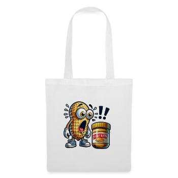 Funny peanut design - Tote Bag - white - Front