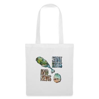 Watercolor Map Saint Kitts and Nevis - Tote Bag - white - Front