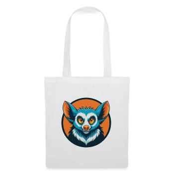 Aye Aye Cute Funny Kawaii Cartoon Animal Pet Logo - Tote Bag - white - Front