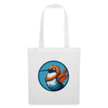 Hummingbird Cute Kawaii Cartoon Animal Pet Logo - Tote Bag - white - Front