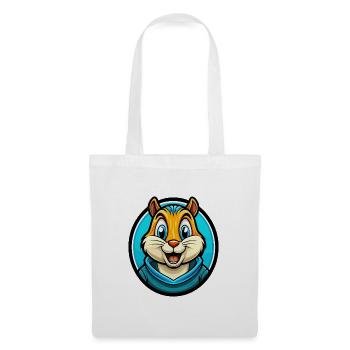 Chipmunk Colorful Kawaii Cartoon Character Clipart - Tote Bag - white - Front