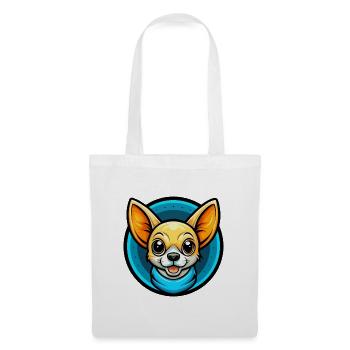 Chihuahua Dog Colorful Kawaii Cartoon Character - Tote Bag - white - Front