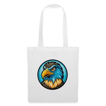 Falcon Colorful Kawaii Cartoon Character Clipart - Tote Bag - white - Front