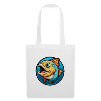Fish Colorful Kawaii Cartoon Character Clipart Pet - Tote Bag - white - Front