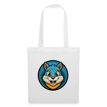 Eichhörnchen Bunte Kawaii Cartoon Figur Clipart - Stoffbeutel - Weiß - Vorne