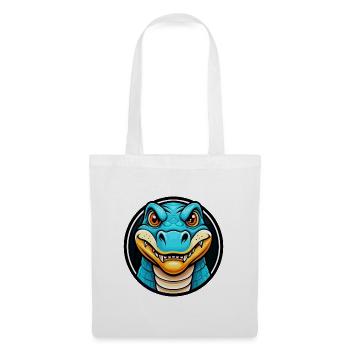 Komodo Dragon Colorful Kawaii Cartoon Character - Tote Bag - white - Front