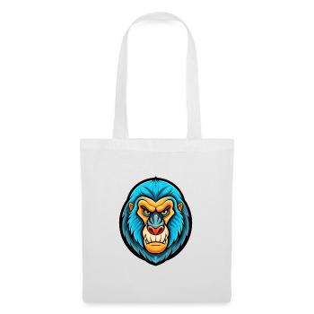Mandrill Colorful Kawaii Cartoon Character Clipart - Tote Bag - white - Front