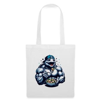 Pelmeni Power Schildkröte Geschenk - Stoffbeutel - Weiß - Vorne