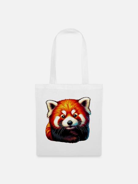 Kleiner Panda - Stoffbeutel - Weiß