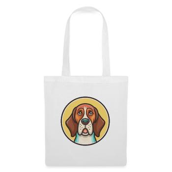 Majestic Tree Hound Dog Breed Funny Cartoon Kawaii - Tote Bag - white - Front