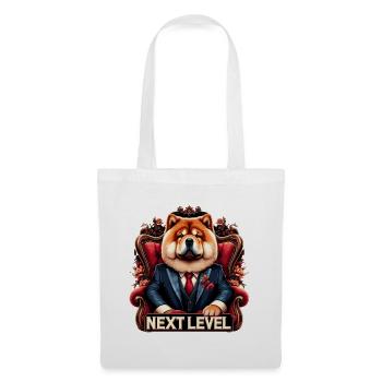 Chow Chow Next Level King’s Chair Dog Cadeau - Sac en tissu - blanc - Devant