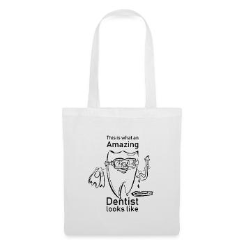 Funny saying as a gift for dentist. - Tote Bag - white - Front