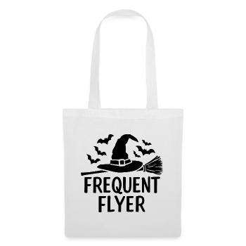 Halloween disant citation voyageur fréquent - Sac en tissu - blanc - Devant