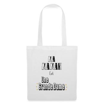 Ma Maman Est Une Grande Dame - Sac en tissu - blanc - Devant