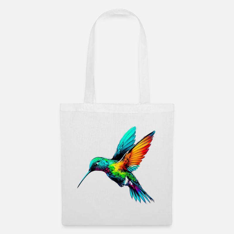 Kolibri - Stoffbeutel - Weiß