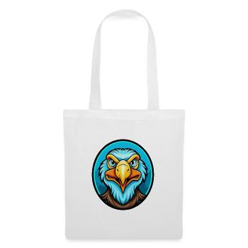 Vulture Coloré Kawaii Dessin Animé Personnage Clipart - Sac en tissu - blanc - Devant