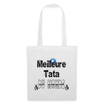 Meilleure Tata du Monde - Sac en tissu - blanc - Devant