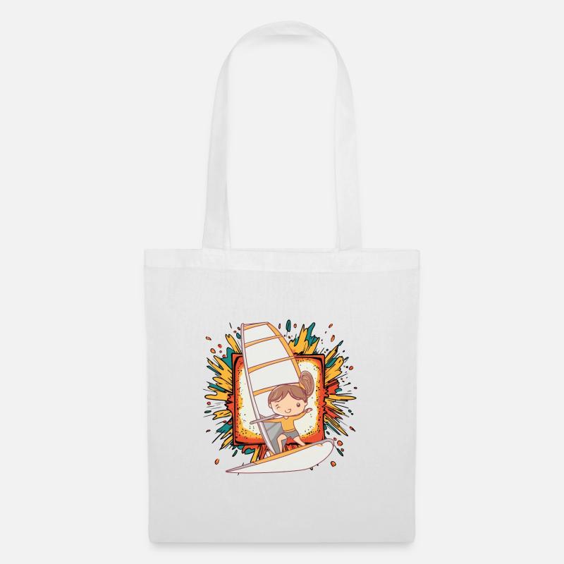 Windsurfing Windsurf Windsurfer - Tote Bag - white