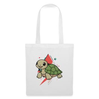 Turtle Schildkröte - Stoffbeutel - Weiß - Vorne