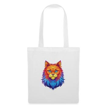 Ingwer Langhaar Katze Rasse Cartoon Kawaii Tier Pe - Stoffbeutel - Weiß - Vorne