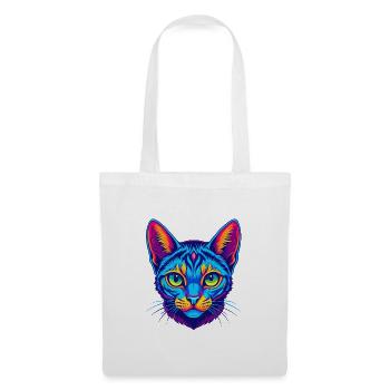 Ocicat Domestic Cat Breed Cartoon Kawaii Animal Pe - Tote Bag - white - Front
