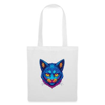 Australische Nebelkatze Rasse Karikatur Kawaii Tier Pe - Stoffbeutel - Weiß - Vorne