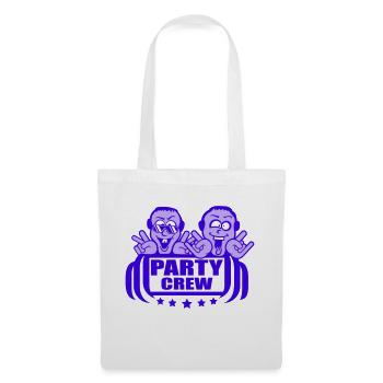 Party Crew 2 DJ Fun Club Metal Friends Two Team - Tote Bag - white - Front
