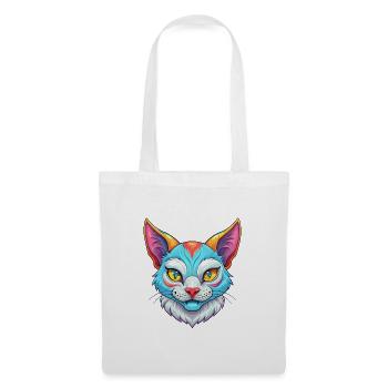 Khao Manee Chat Race Dessin Animé Kawaii Animal Pet - Sac en tissu - blanc - Devant