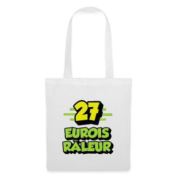 Eurois râleur - Sac en tissu - blanc - Devant