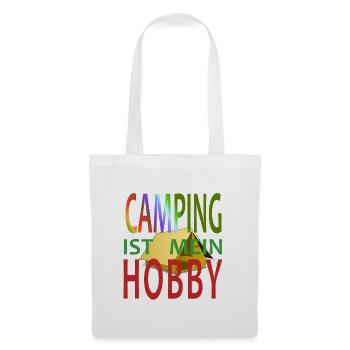 CAMPEN IST GENAU MEIN HOBBY - Stoffbeutel - Weiß - Vorne